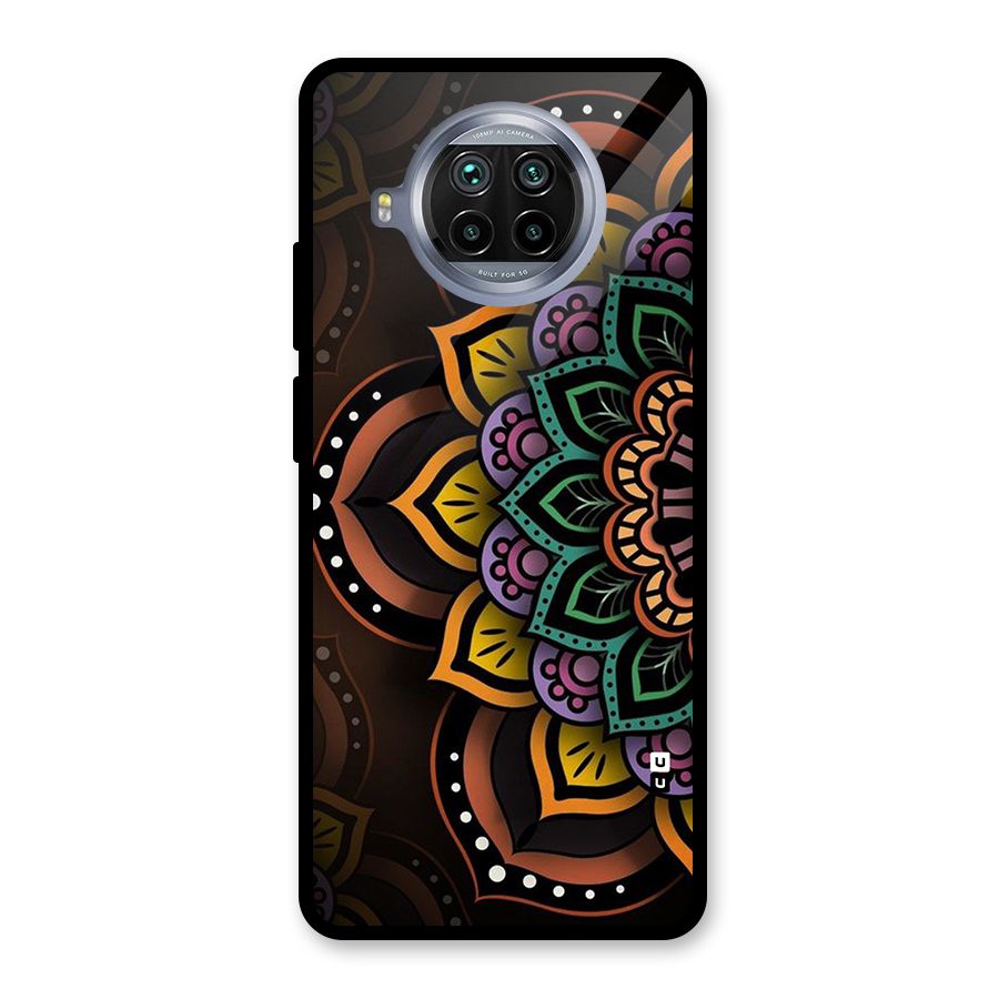 Mandala Artist Glass Back Case for Mi 10i