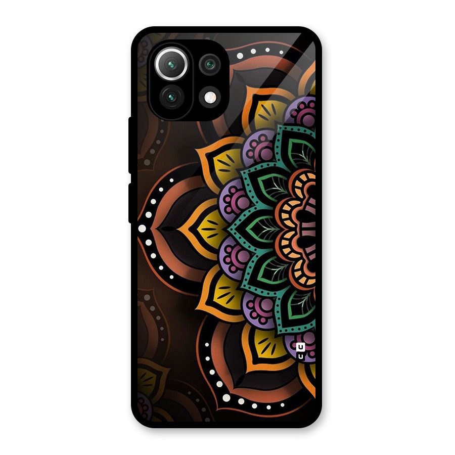 Mandala Artist Glass Back Case for Mi 11 Lite NE 5G