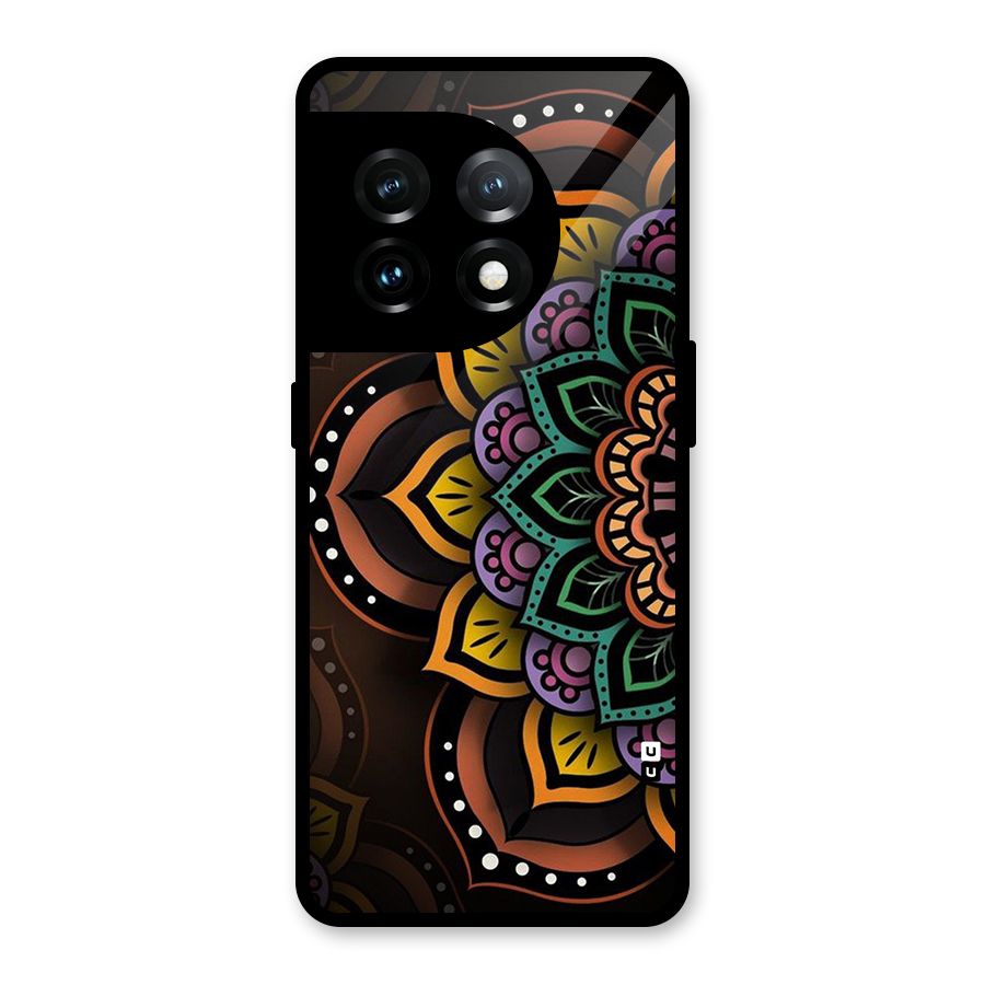 Mandala Artist Glass Back Case for OnePlus 11