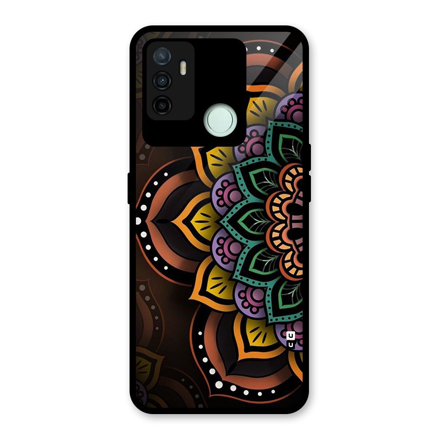 Mandala Artist Glass Back Case for Oppo A53