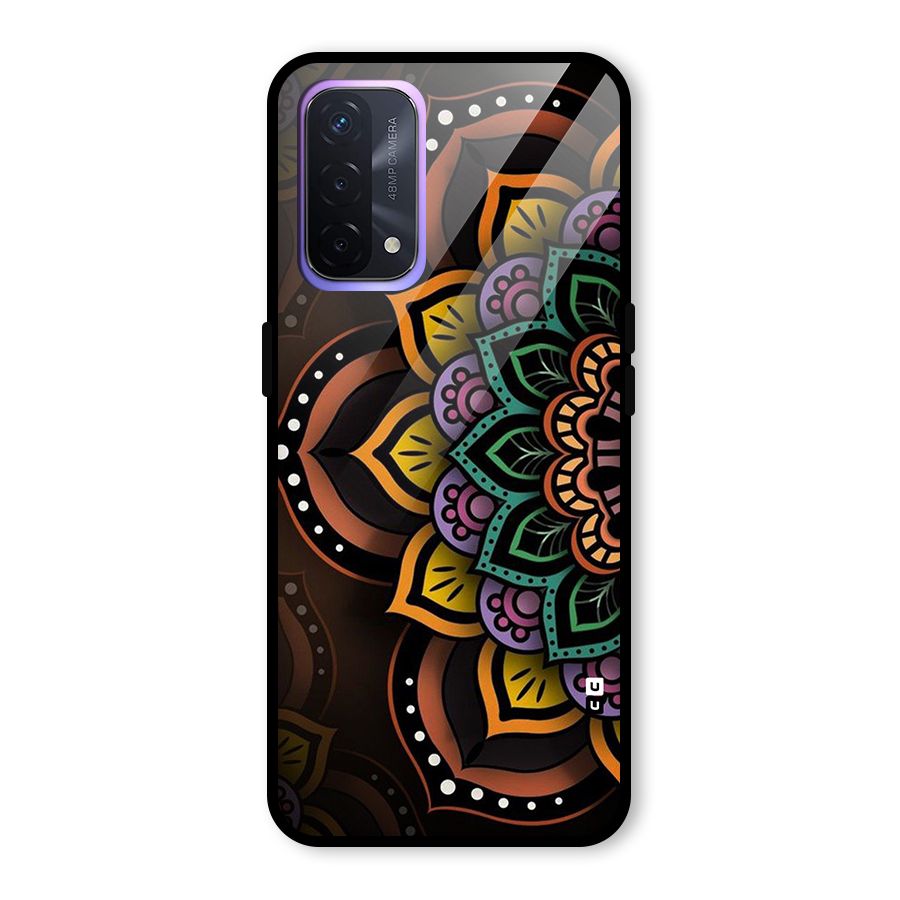 Mandala Artist Glass Back Case for Oppo A74 5G
