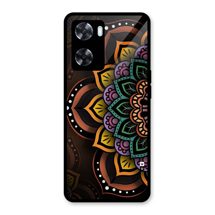 Mandala Artist Glass Back Case for Oppo A77