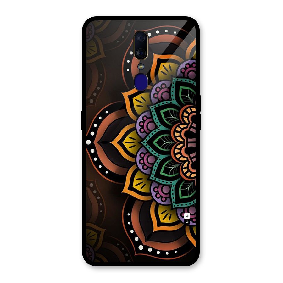 Mandala Artist Glass Back Case for Oppo F11