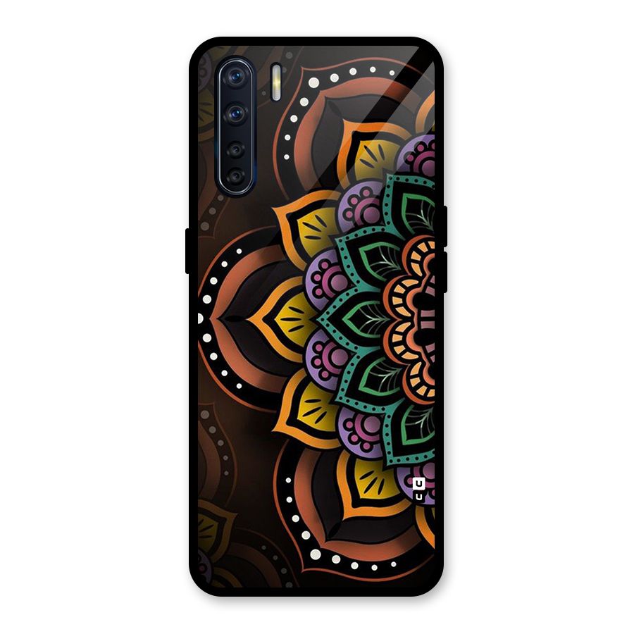 Mandala Artist Glass Back Case for Oppo F15