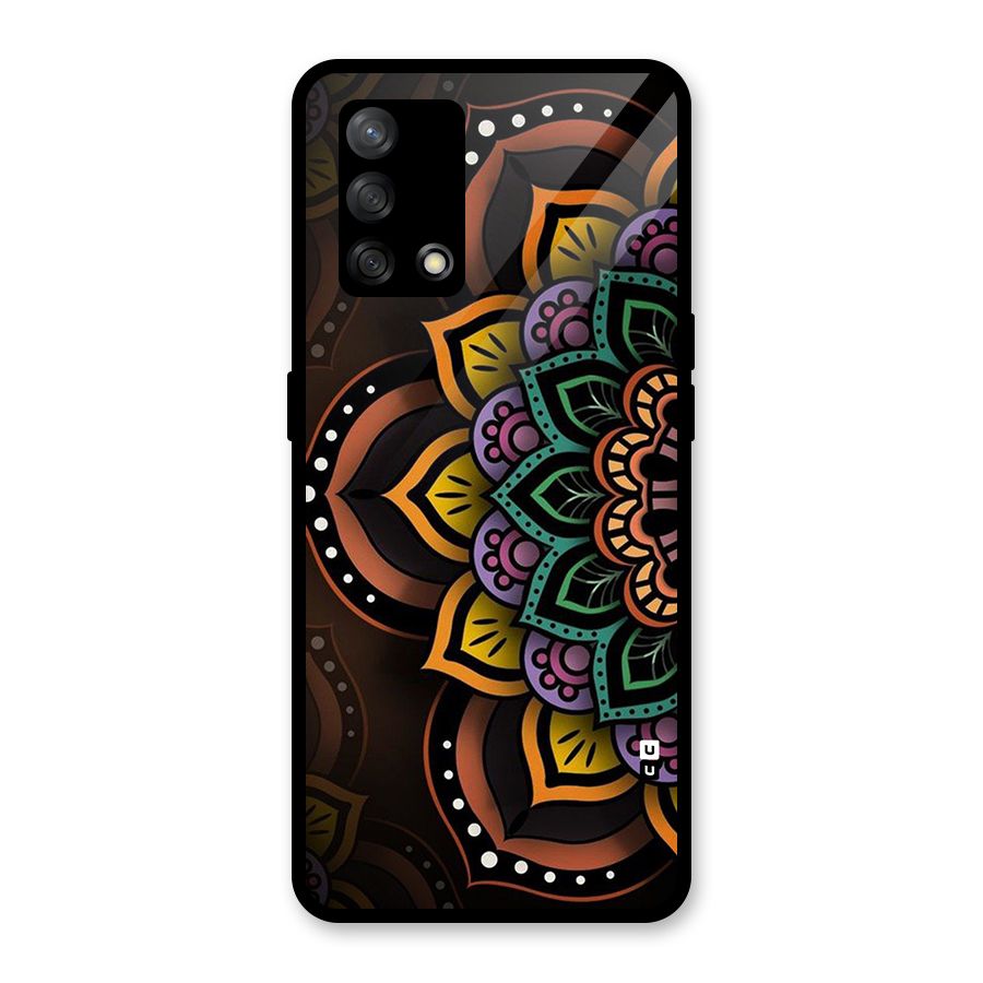Mandala Artist Glass Back Case for Oppo F19s