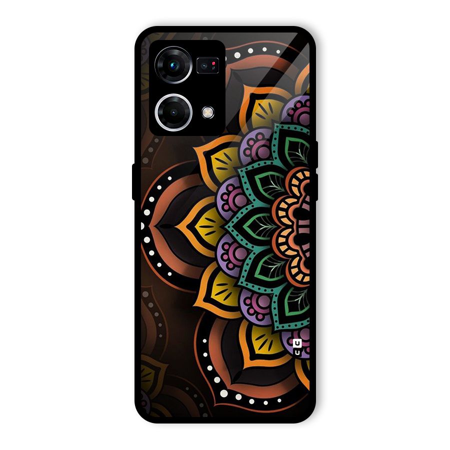 Mandala Artist Glass Back Case for Oppo F21 Pro 5G