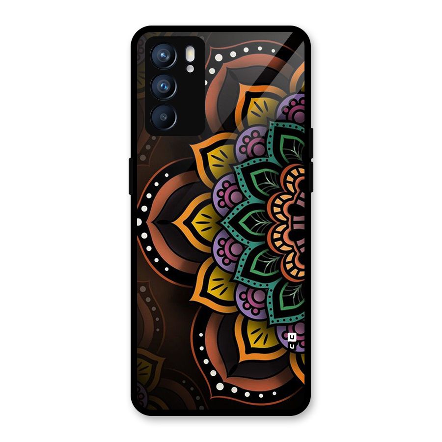 Mandala Artist Glass Back Case for Oppo Reno6 5G