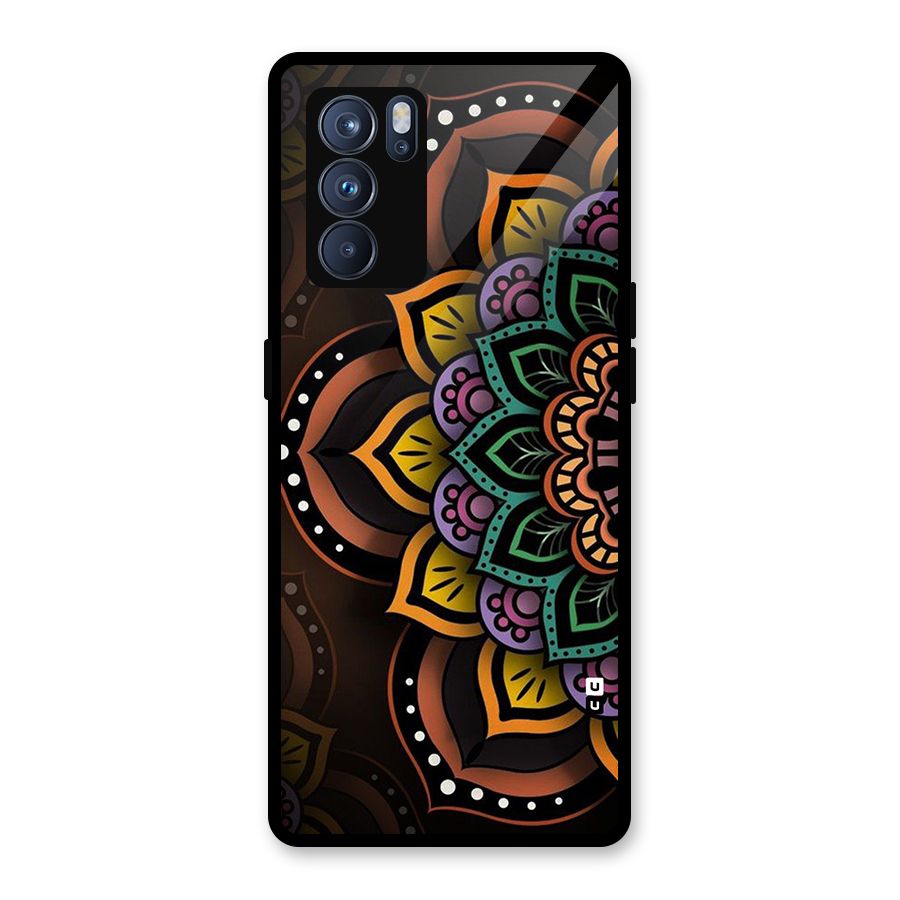 Mandala Artist Glass Back Case for Oppo Reno6 Pro 5G