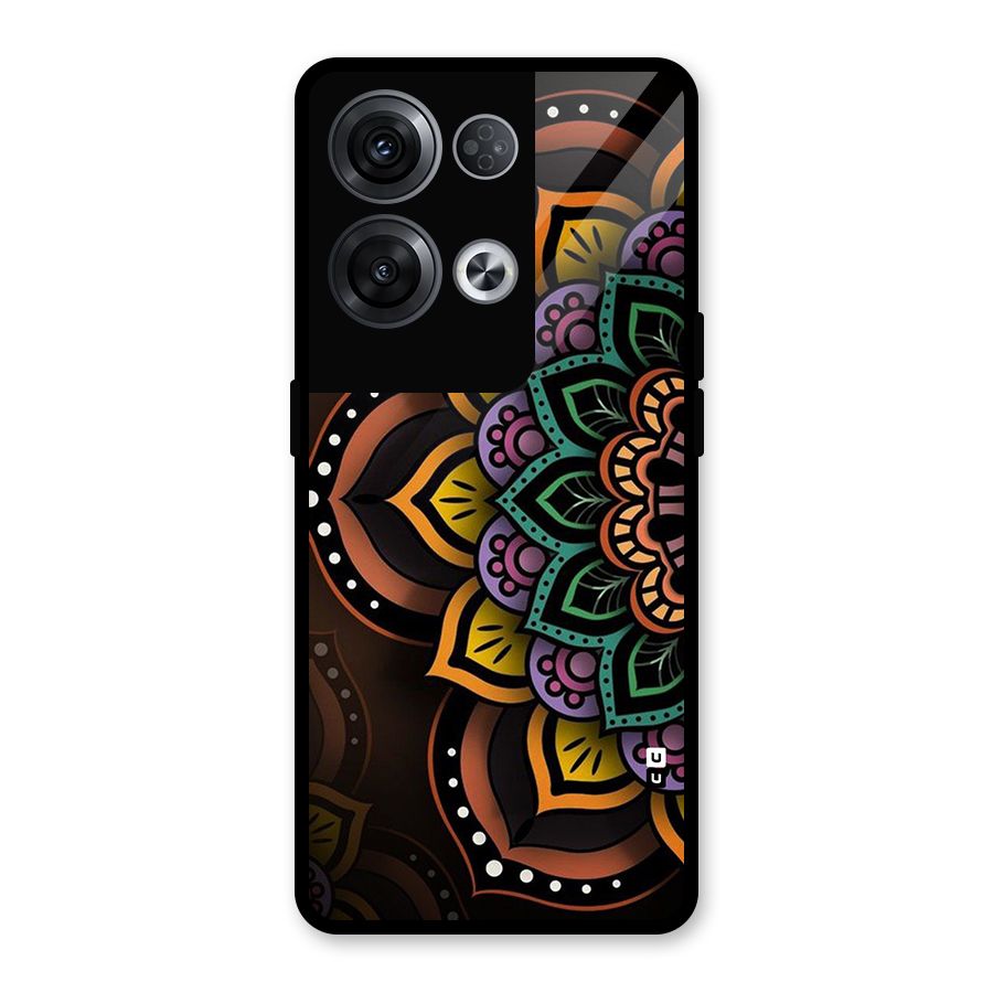 Mandala Artist Glass Back Case for Oppo Reno8 Pro 5G