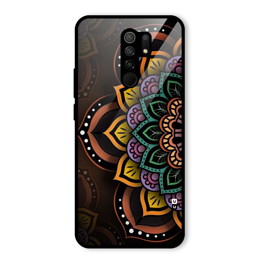 Mandala Artist Glass Back Case for Poco M2