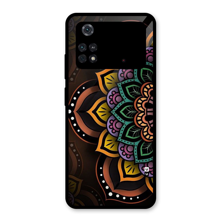 Mandala Artist Glass Back Case for Poco M4 Pro 4G