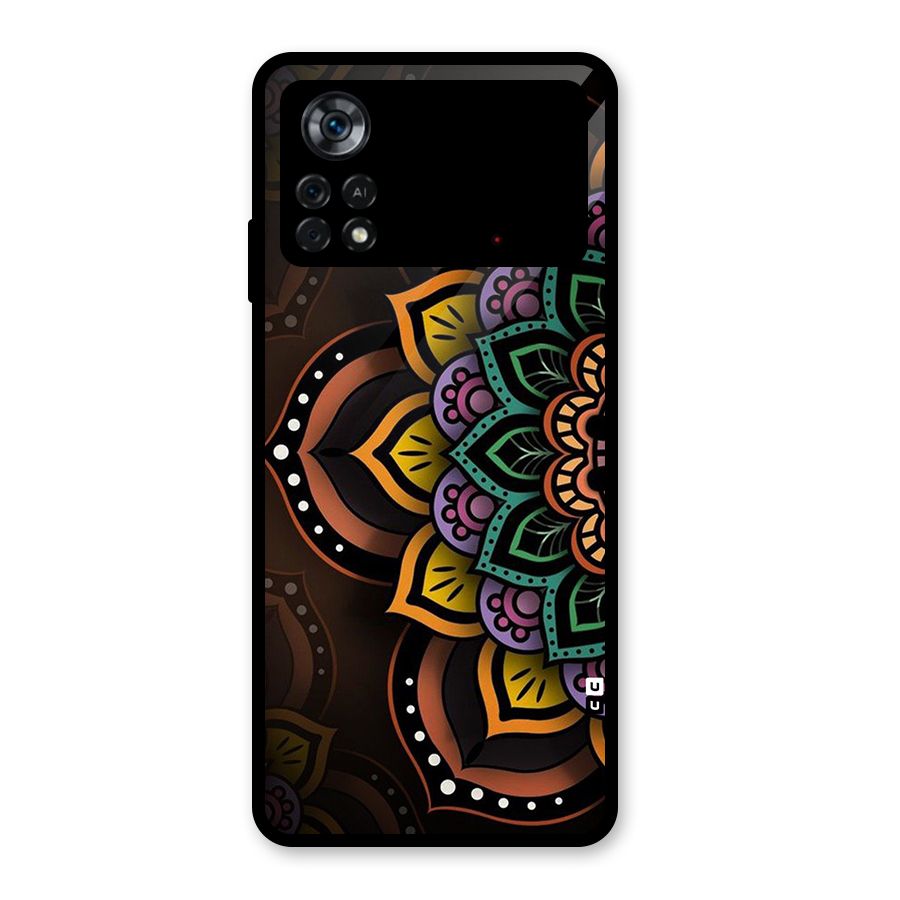 Mandala Artist Glass Back Case for Poco X4 Pro 5G