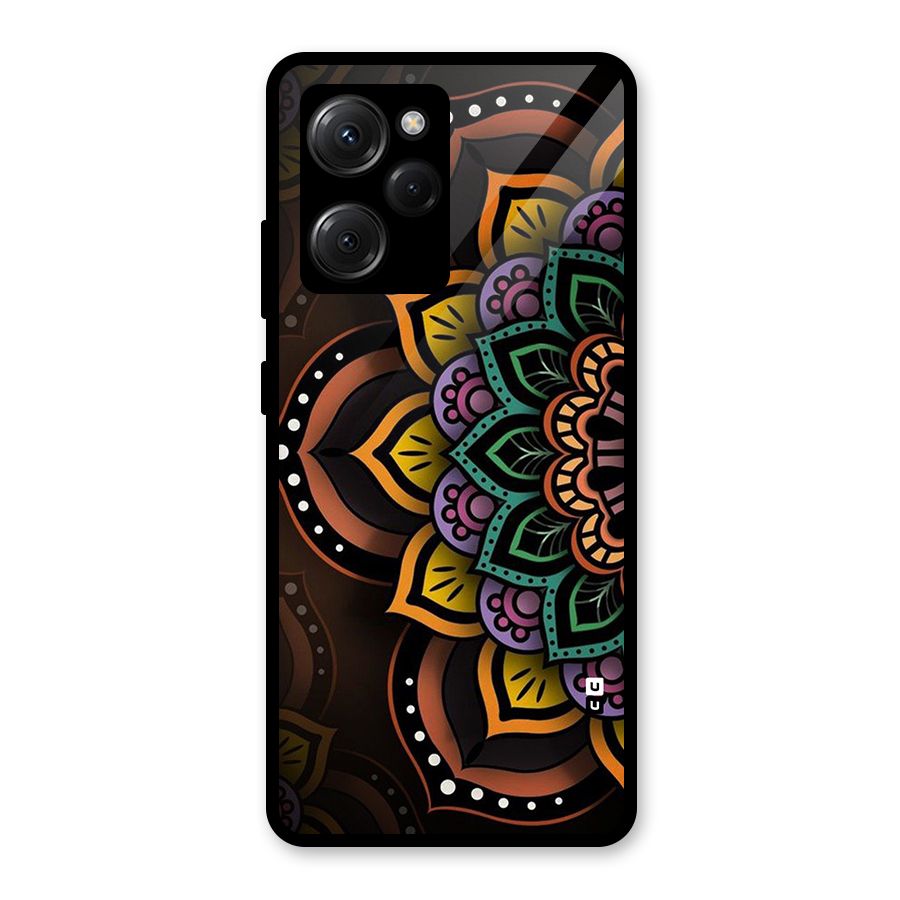 Mandala Artist Glass Back Case for Poco X5 Pro
