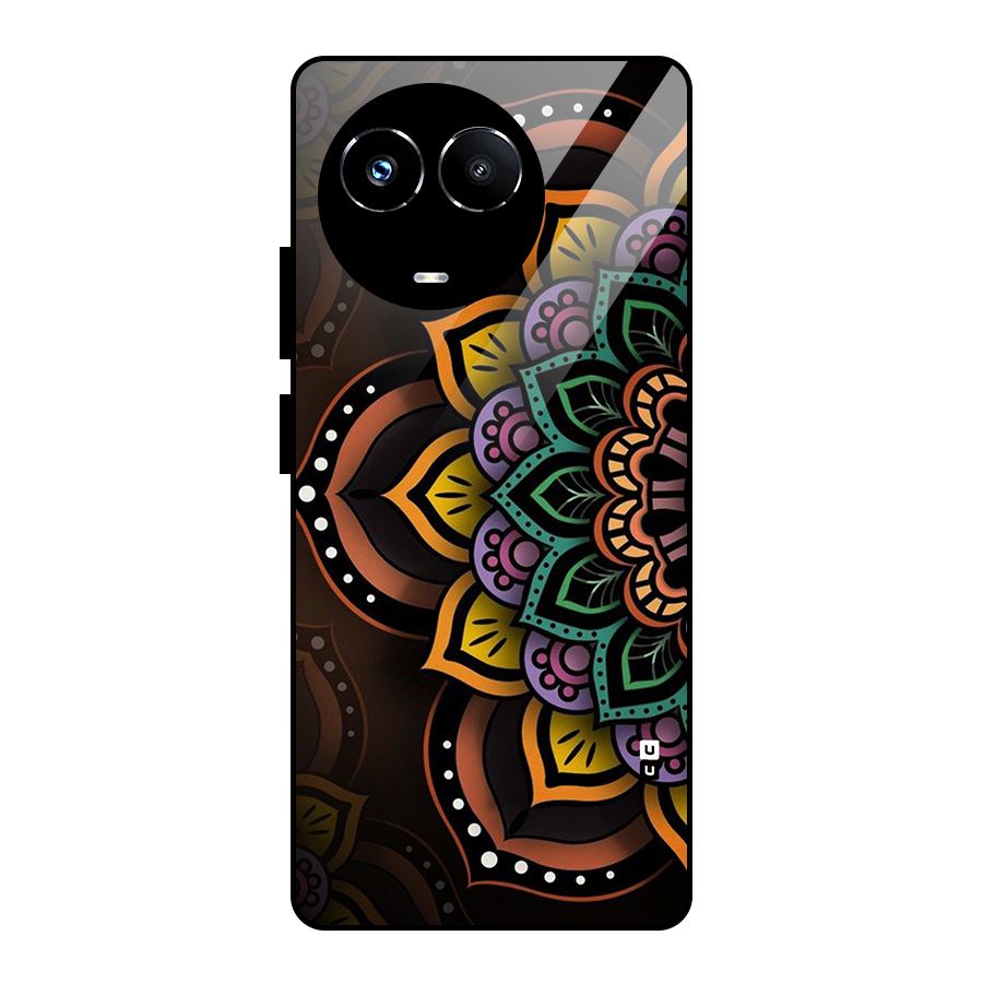 Mandala Artist Glass Back Case for Realme 11X