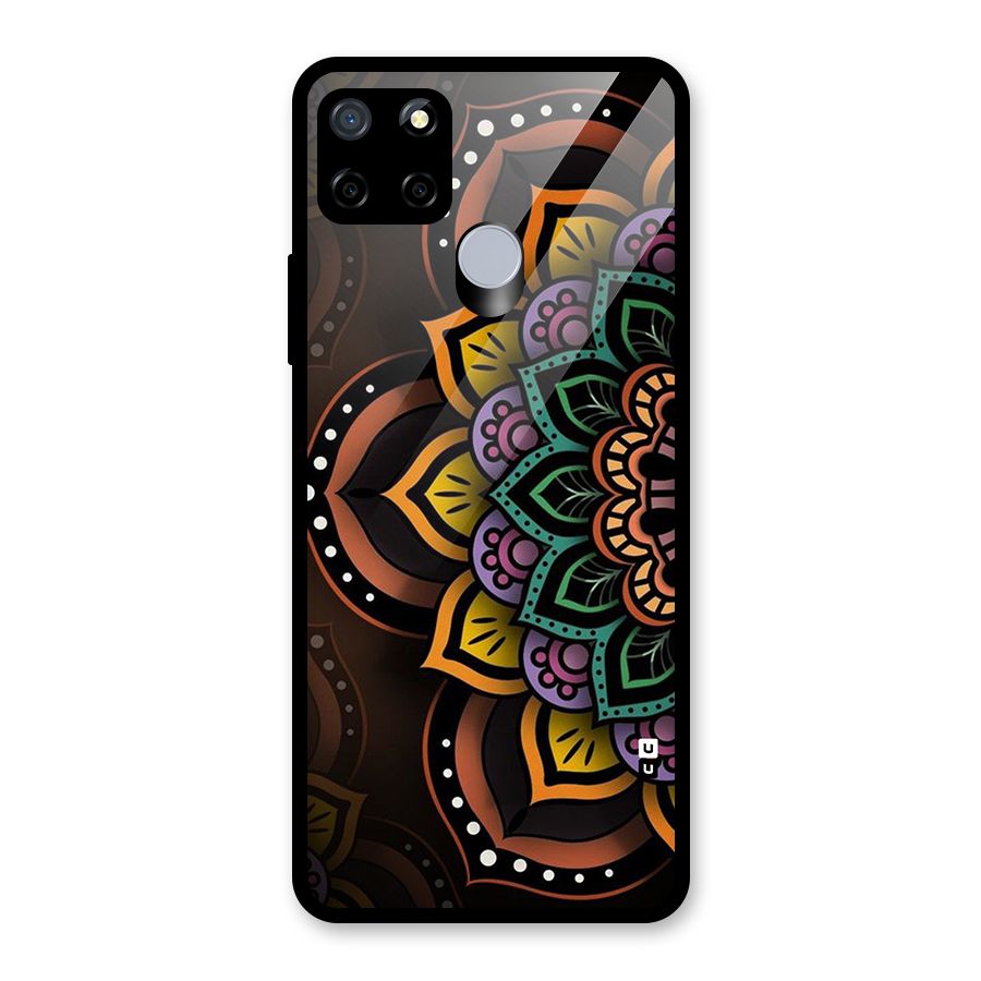 Mandala Artist Glass Back Case for Realme Narzo 30A