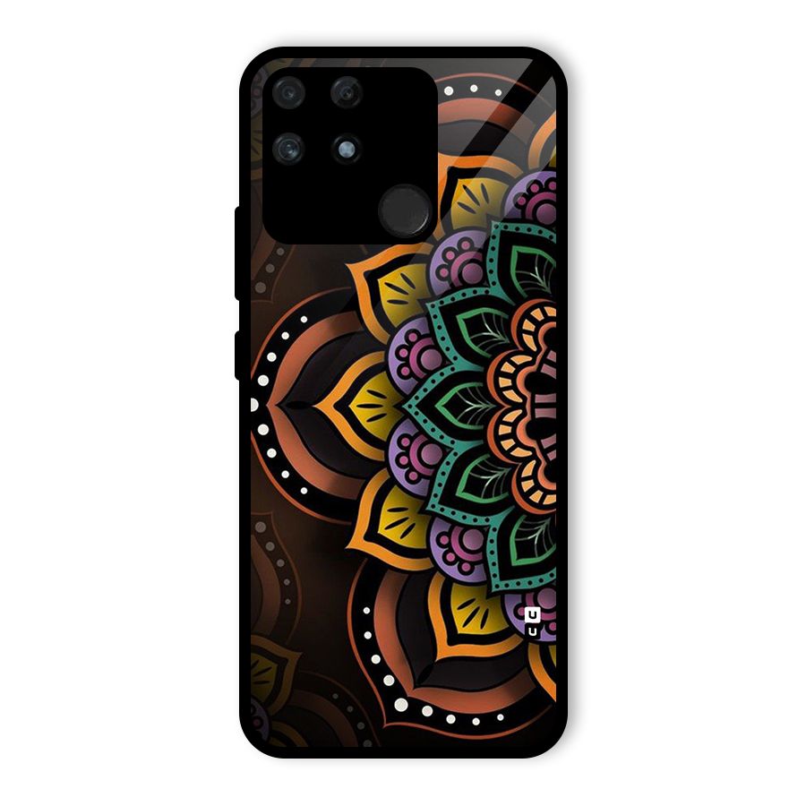Mandala Artist Glass Back Case for Realme Narzo 50A