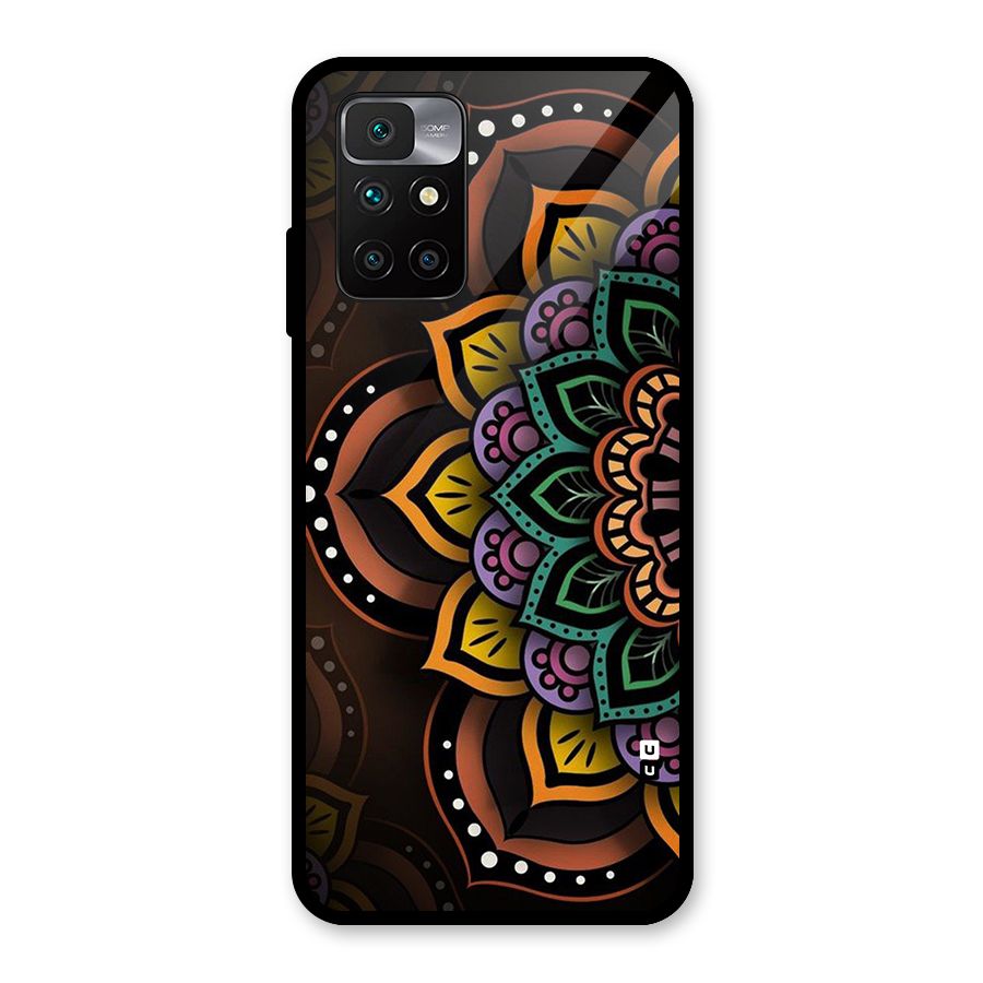 Mandala Artist Glass Back Case for Redmi 10 Prime