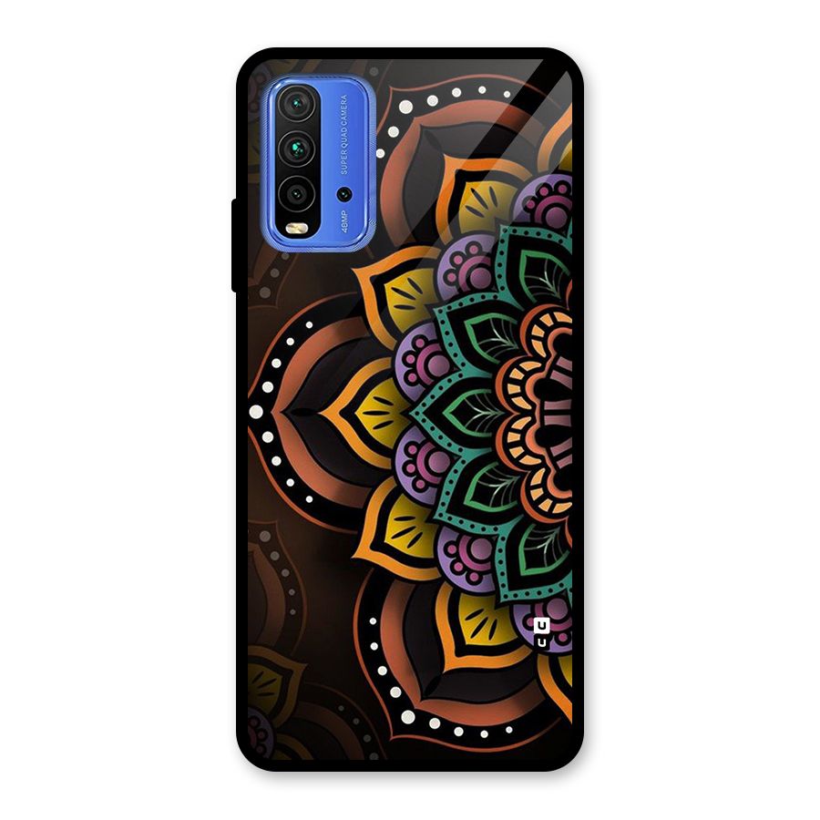 Mandala Artist Glass Back Case for Redmi 9 Power