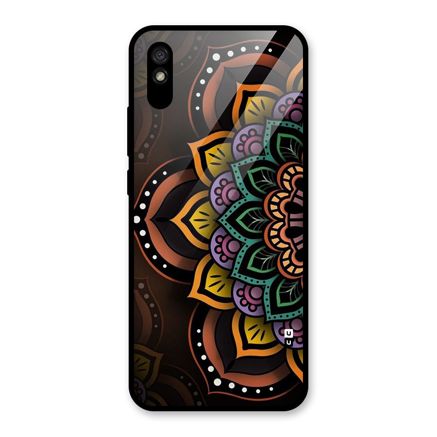Mandala Artist Glass Back Case for Redmi 9i