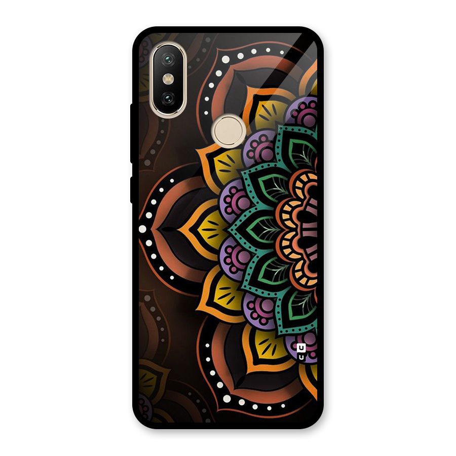 Mandala Artist Glass Back Case for Redmi A2