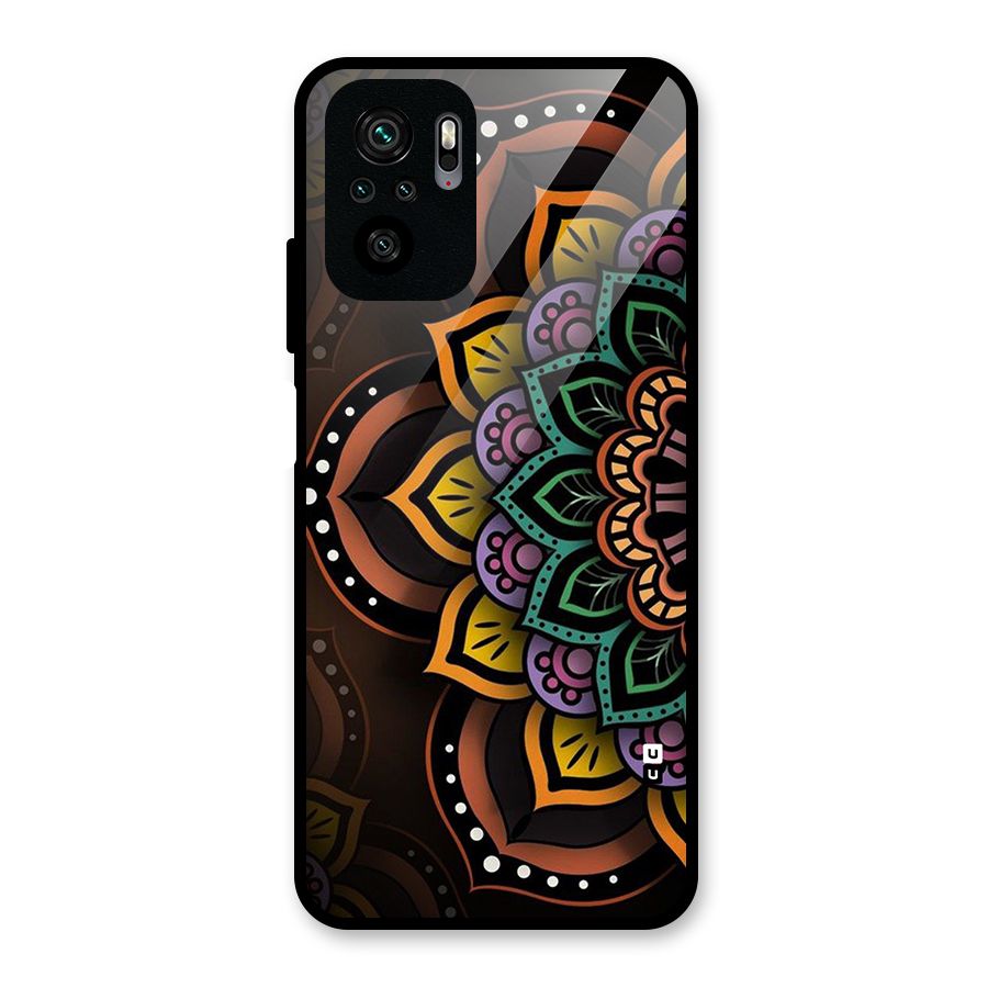 Mandala Artist Glass Back Case for Redmi Note 11 SE