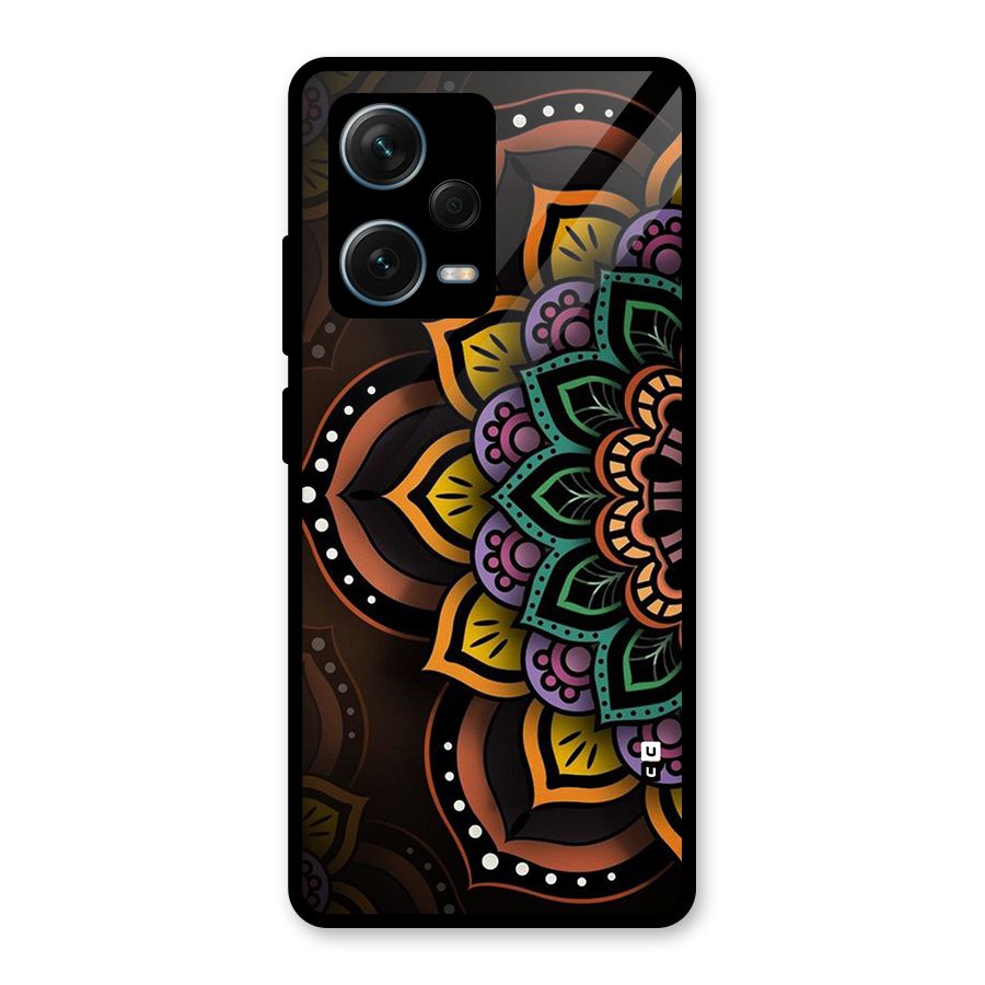 Mandala Artist Glass Back Case for Redmi Note 12 Pro Plus 5G