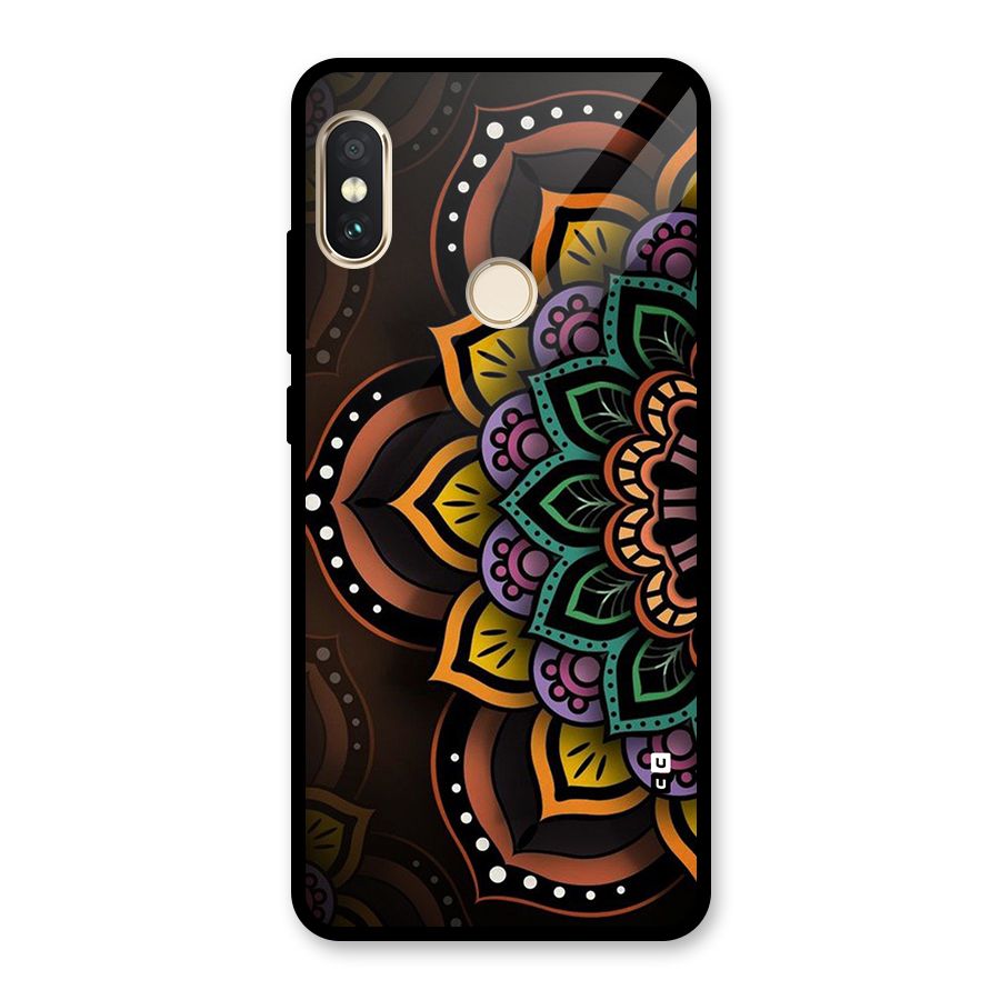 Mandala Artist Glass Back Case for Redmi Note 5 Pro