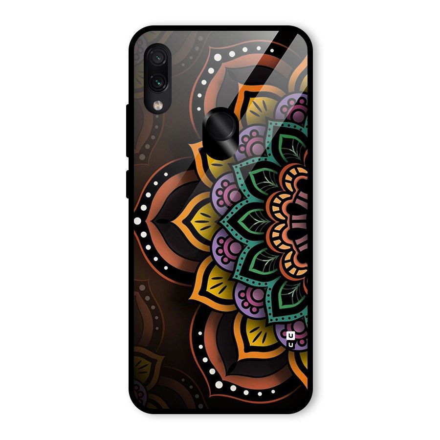 Mandala Artist Glass Back Case for Redmi Note 7 Pro