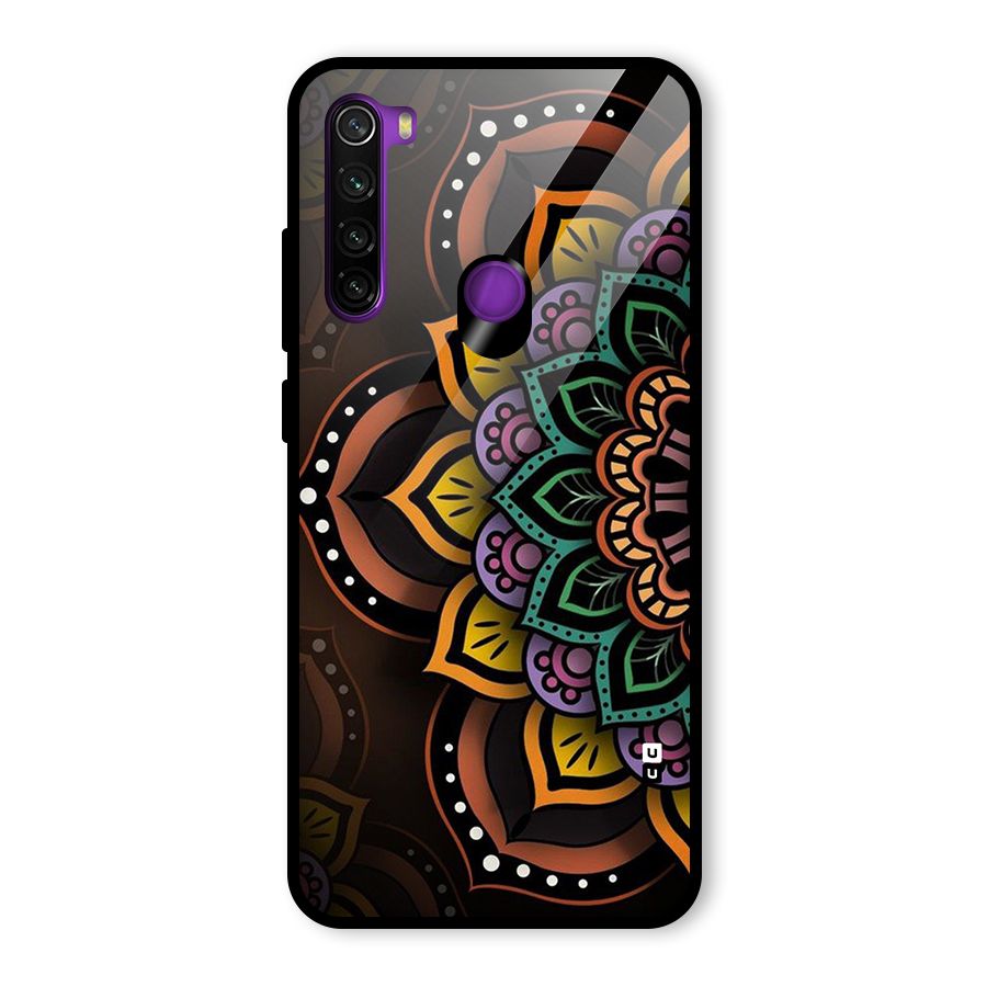 Mandala Artist Glass Back Case for Redmi Note 8