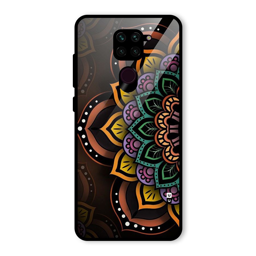 Mandala Artist Glass Back Case for Redmi Note 9