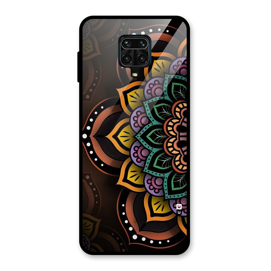 Mandala Artist Glass Back Case for Redmi Note 9 Pro