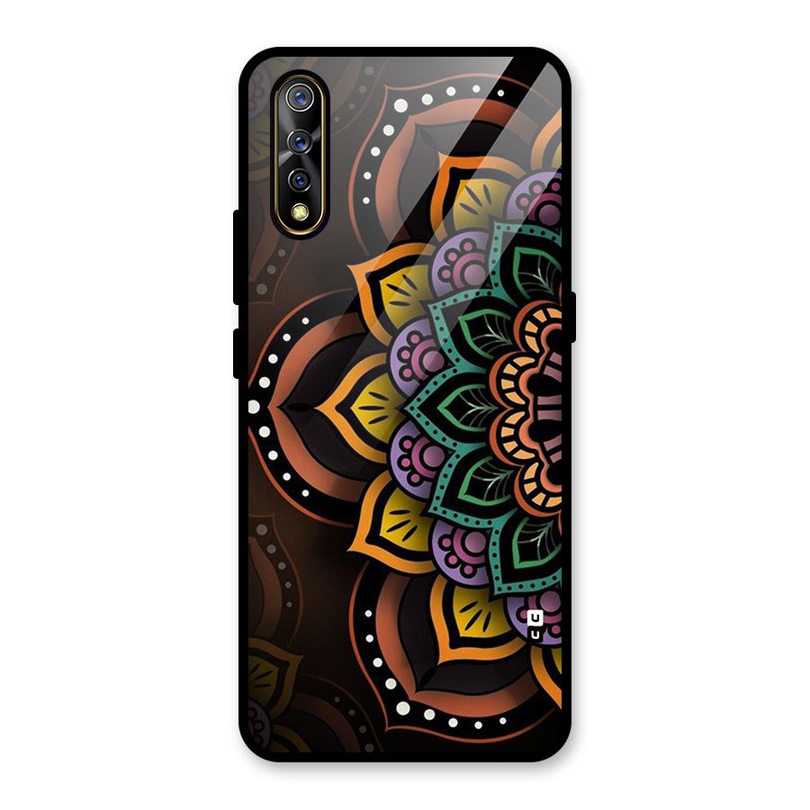 Mandala Artist Glass Back Case for Vivo S1