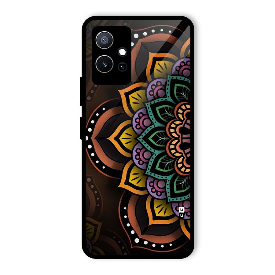 Mandala Artist Glass Back Case for Vivo T1 5G