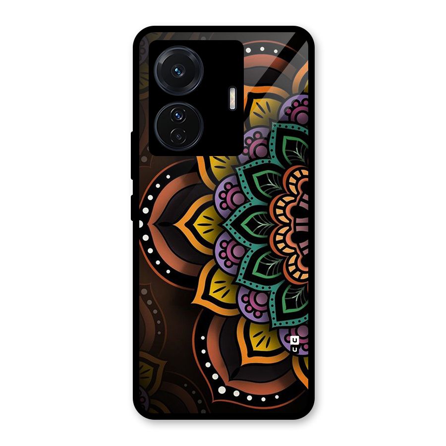Mandala Artist Glass Back Case for Vivo T1 Pro