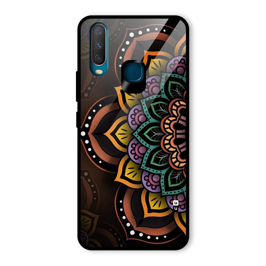 Mandala Artist Glass Back Case for Vivo U10