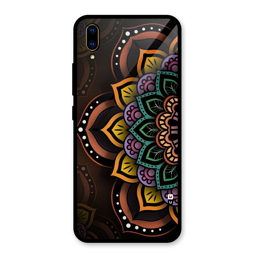 Mandala Artist Glass Back Case for Vivo V11 Pro