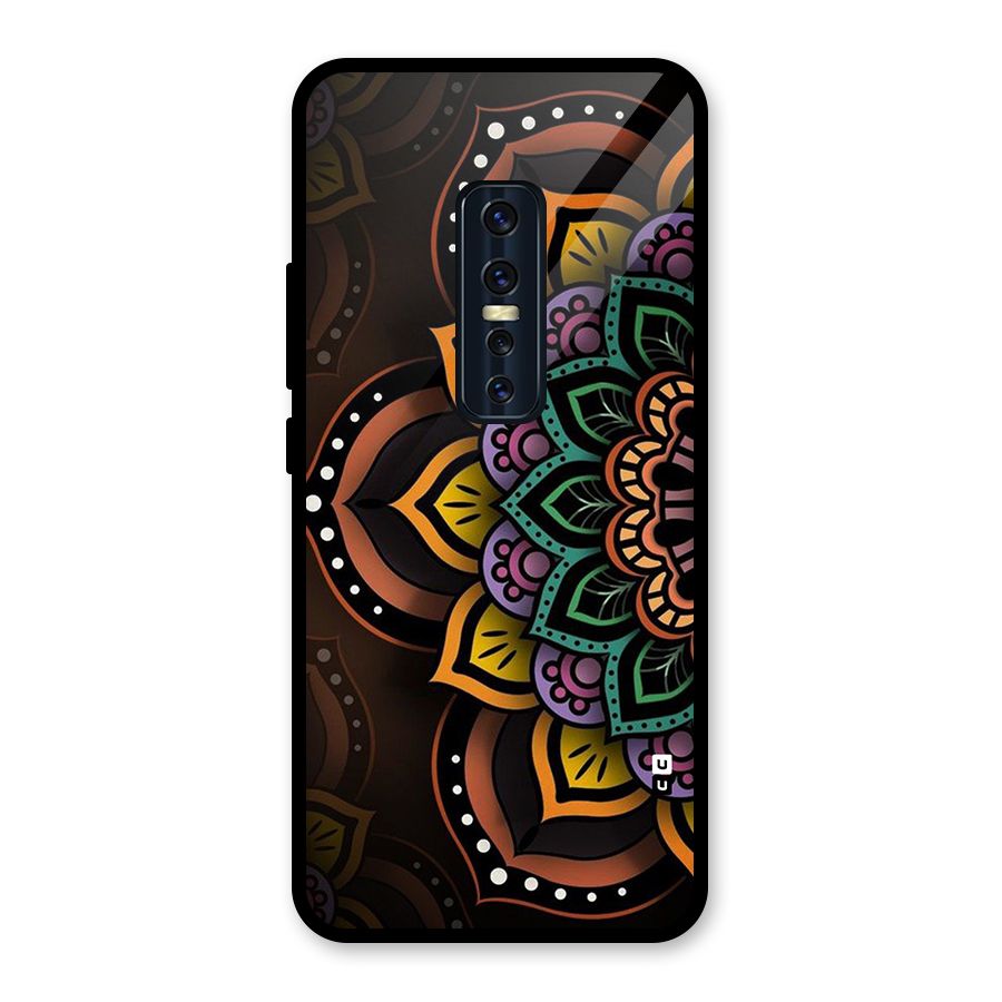 Mandala Artist Glass Back Case for Vivo V17 Pro