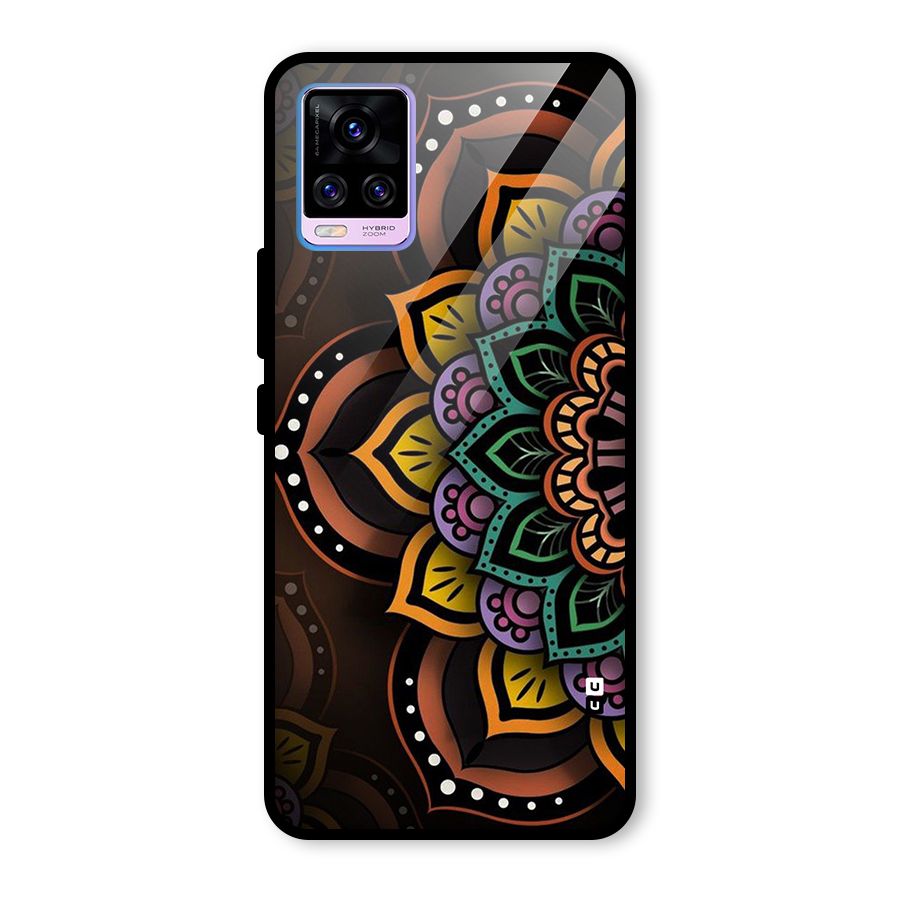 Mandala Artist Glass Back Case for Vivo V20 Pro