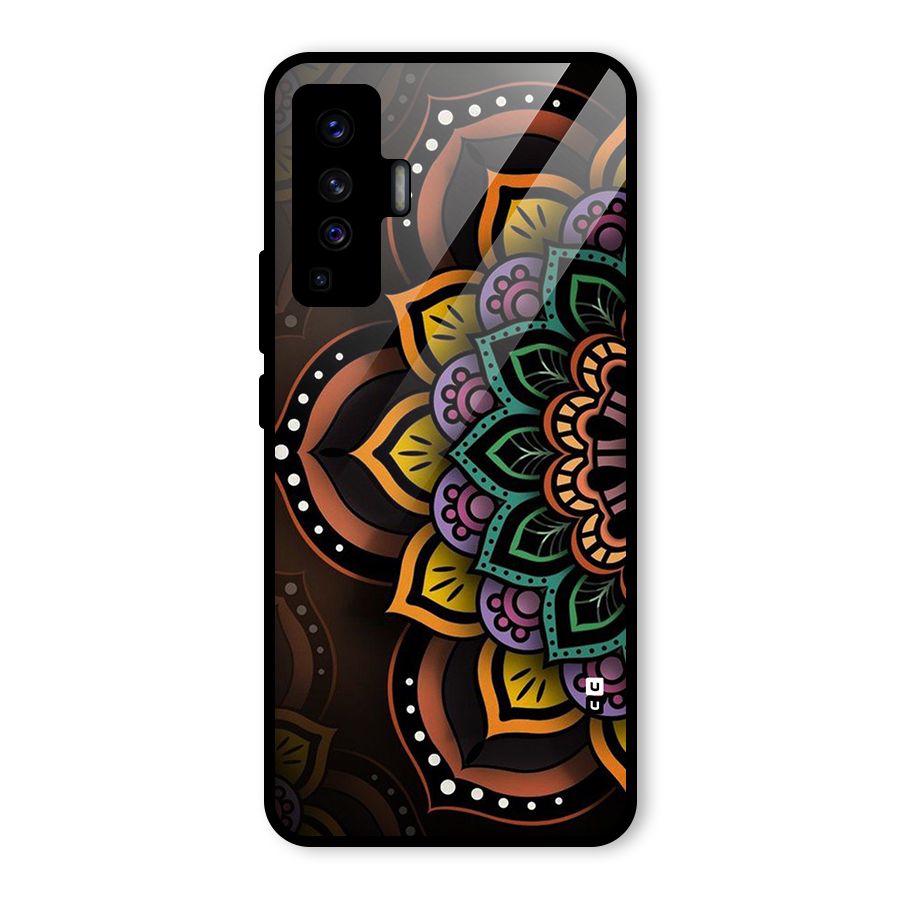 Mandala Artist Glass Back Case for Vivo X50