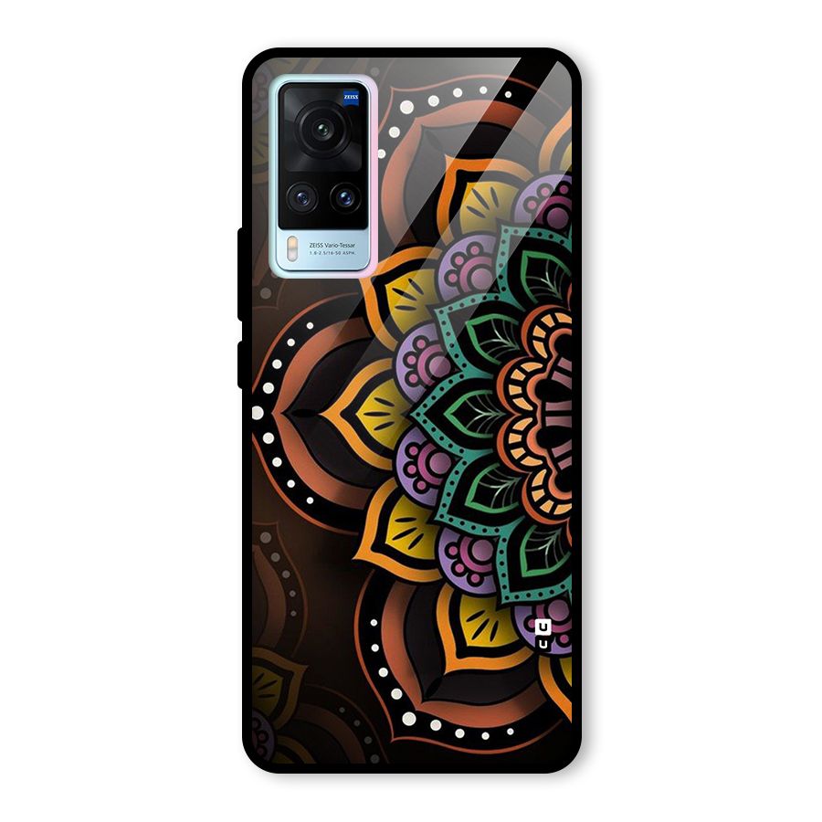 Mandala Artist Glass Back Case for Vivo X60