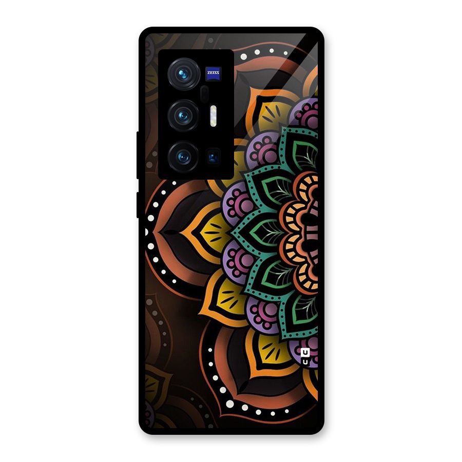 Mandala Artist Glass Back Case for Vivo X70 Pro Plus