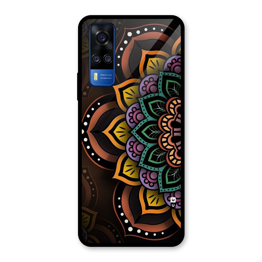 Mandala Artist Glass Back Case for Vivo Y31