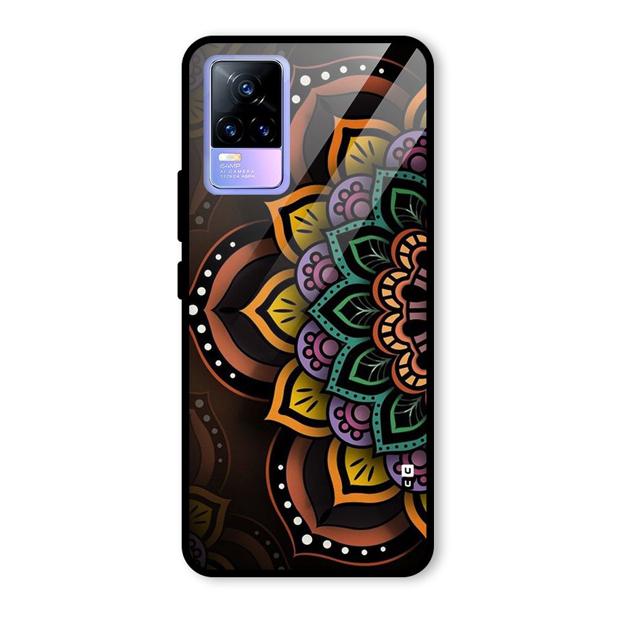 Mandala Artist Glass Back Case for Vivo Y73