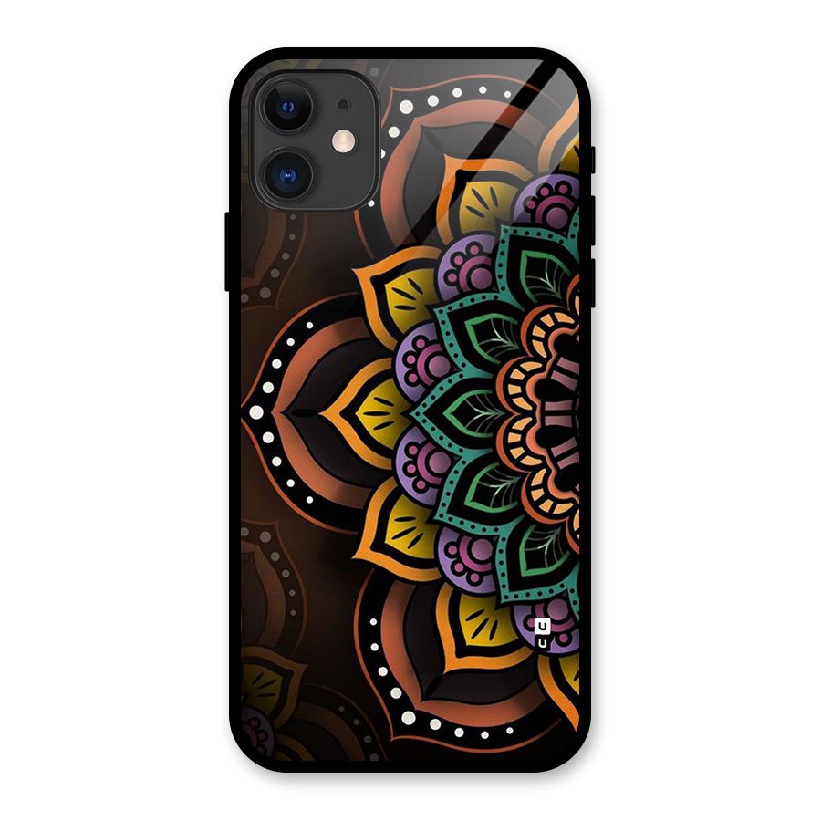 Mandala Artist Glass Back Case for iPhone 11