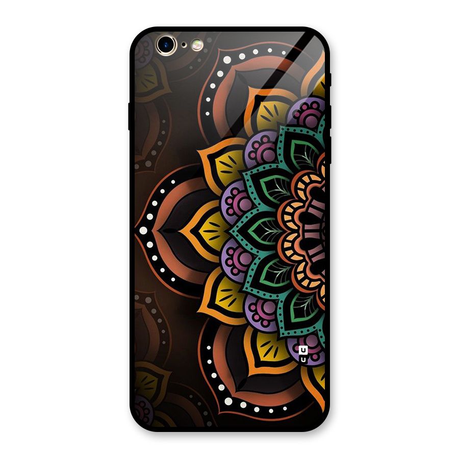 Mandala Artist Glass Back Case for iPhone 6 Plus 6S Plus