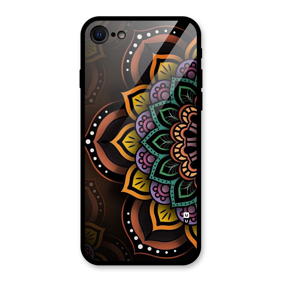 Mandala Artist Glass Back Case for iPhone 7