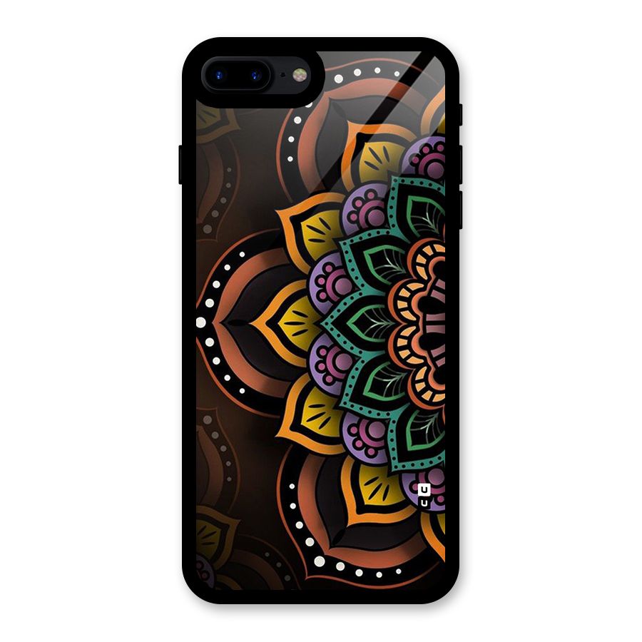 Mandala Artist Glass Back Case for iPhone 8 Plus