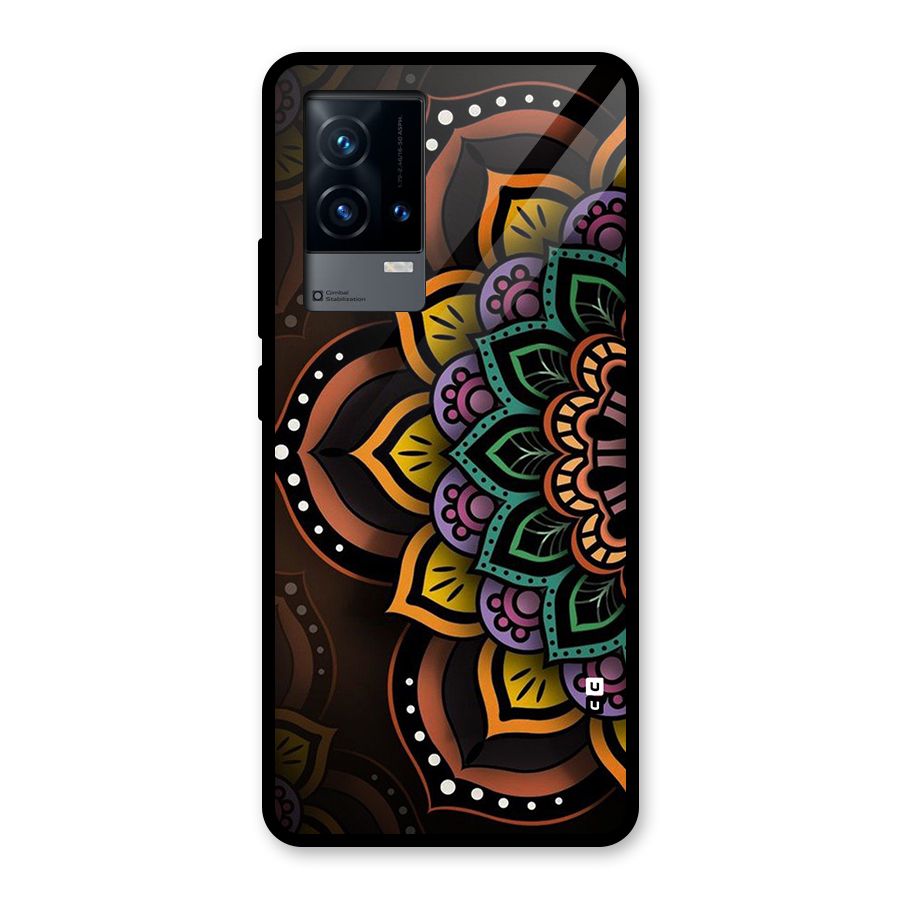 Mandala Artist Glass Back Case for iQOO 9 5G