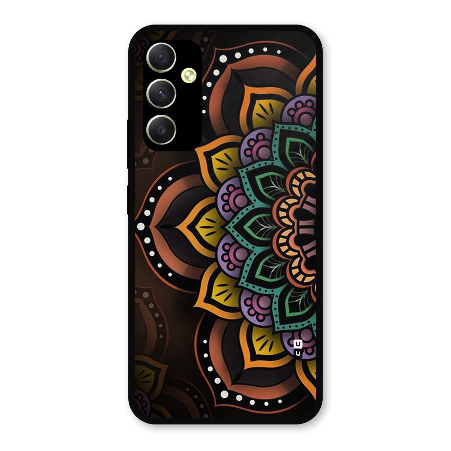 Mandala Artist Metal Back Case for Galaxy A34