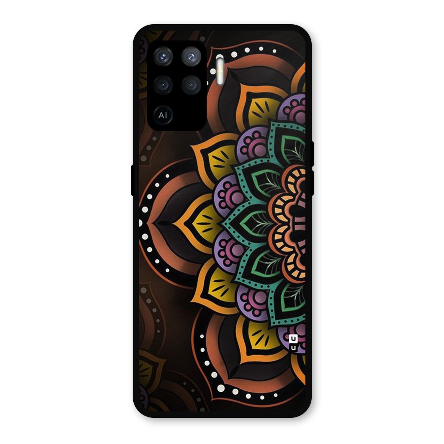 Mandala Artist Metal Back Case for Oppo F19 Pro